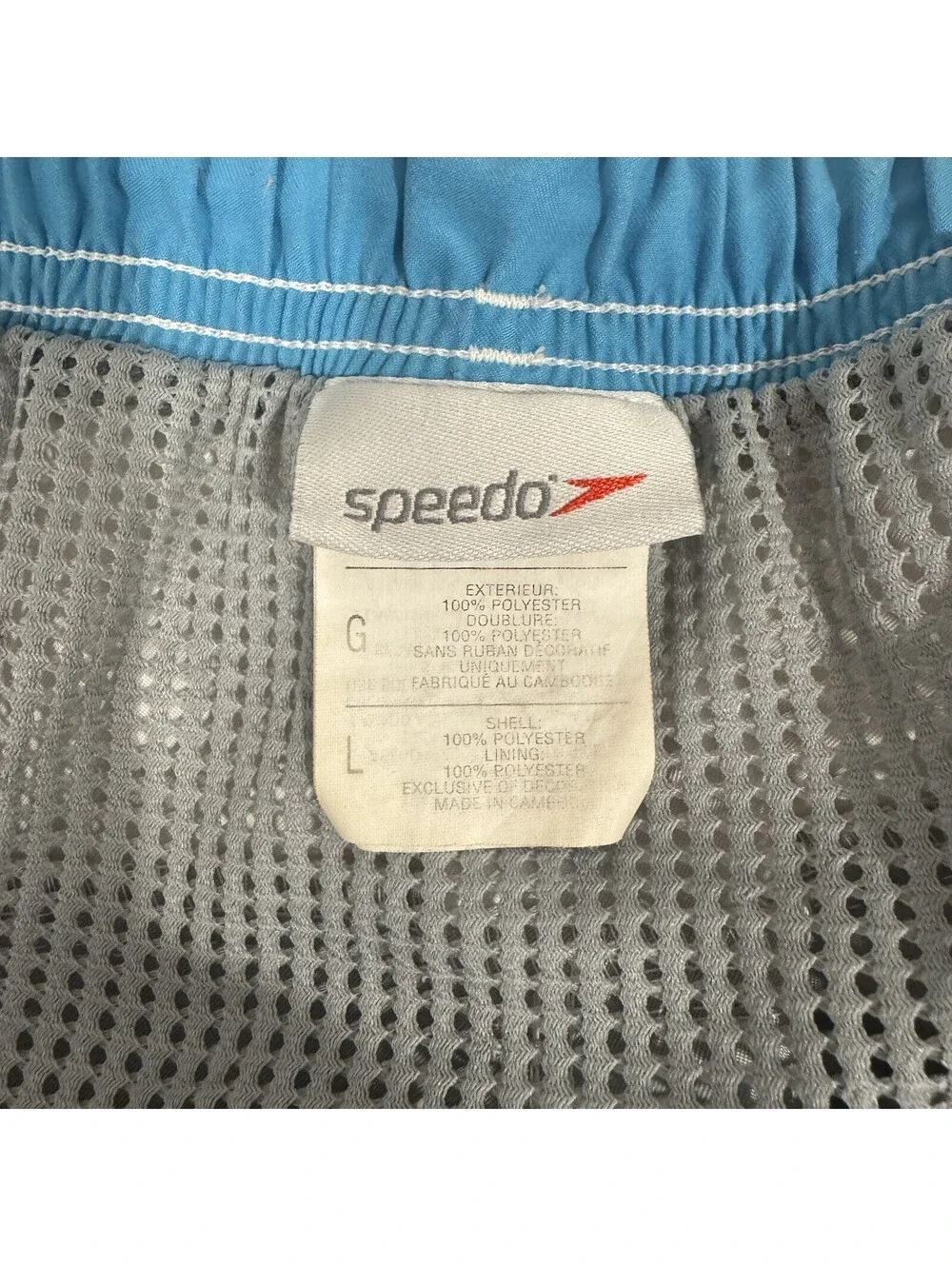 Speedo size are pockets